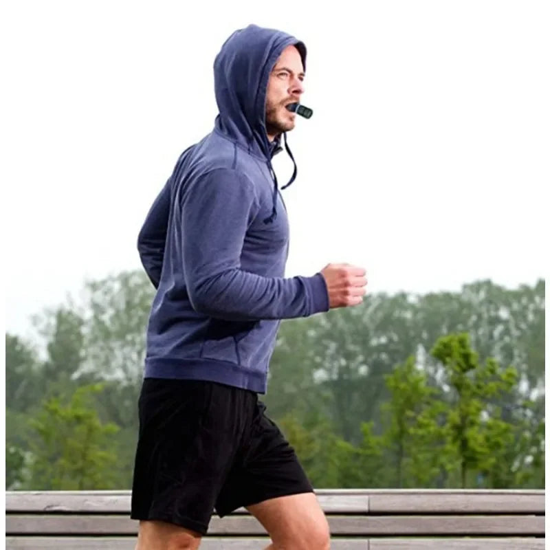 Sports Breathing Trainer - Enhance Your Lung Capacity with This Fitness Respirator Mouthpiece!