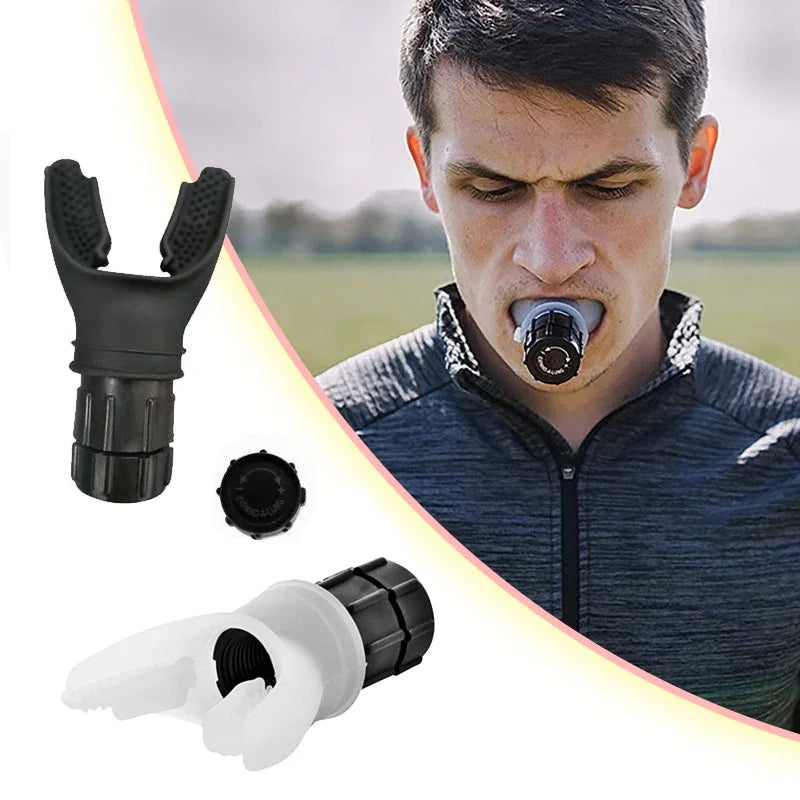 Sports Breathing Trainer - Enhance Your Lung Capacity with This Fitness Respirator Mouthpiece!